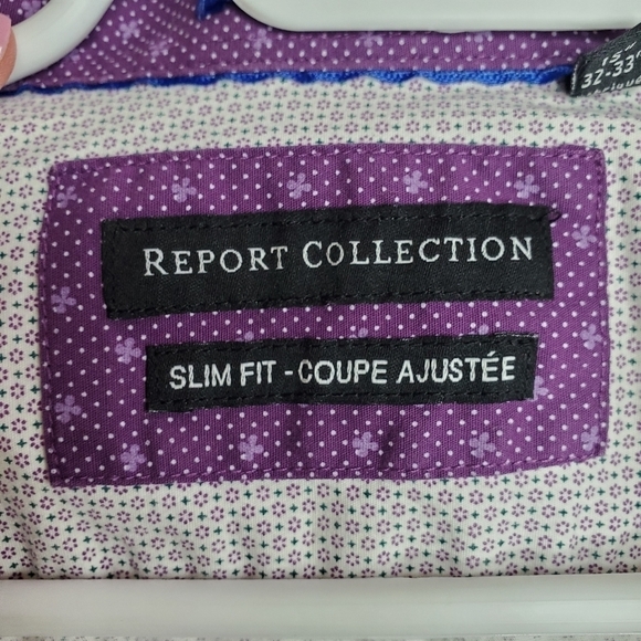 Men's Dress Shirt - Report Collection, Slim Fit - Picture 11 of 14